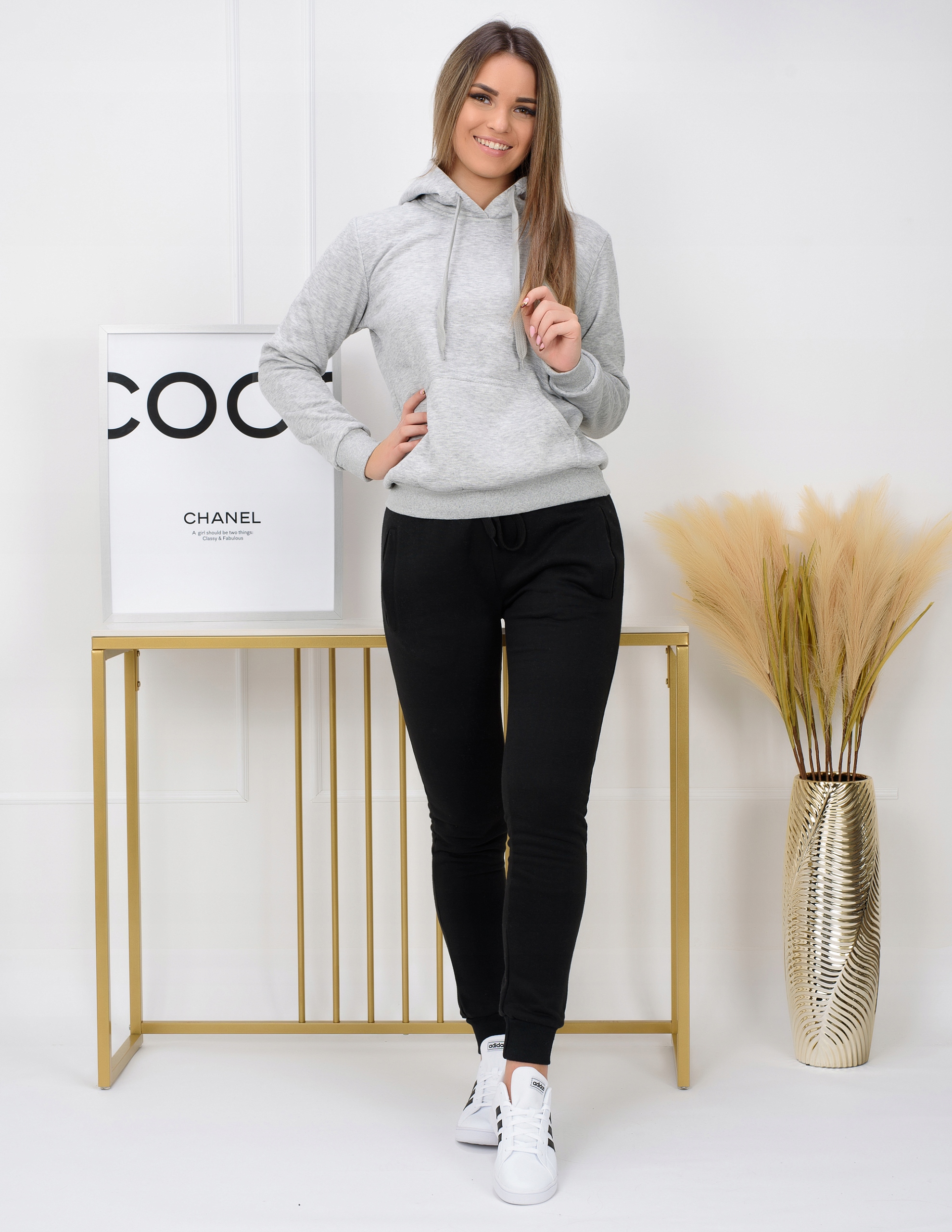 CK01 + D02 r. S DAMSKI KOMPLET DRESOWY Rękaw długi rękaw