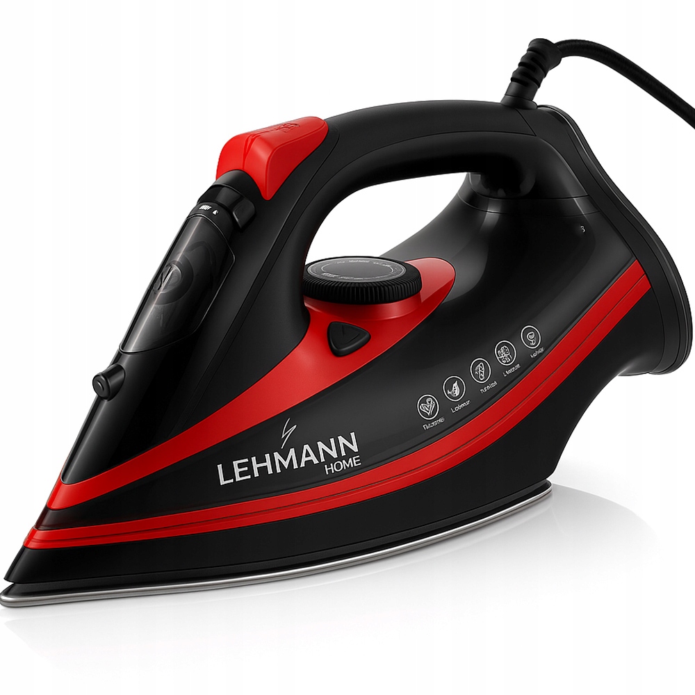 Żelazko Parowe Ceramiczne Strażak 3000W 22w1 Anti-drip 150CM 140G/MIN Mocne