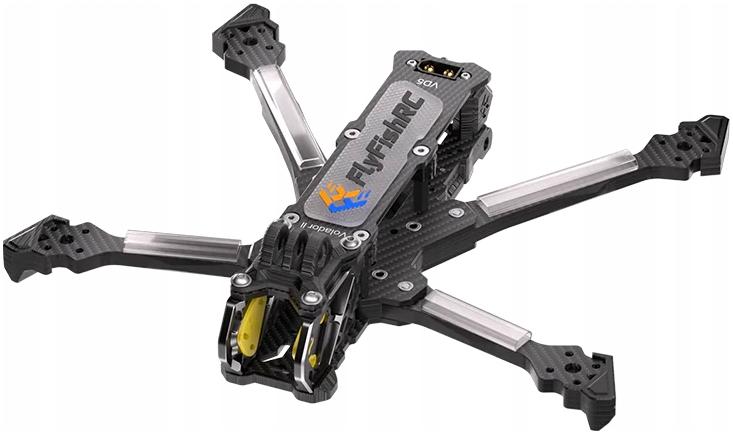 Rámec FlyFishRC Volador II VD5 O4 Pro Deadcat Fpv Lr Freestyle T700 (černý)