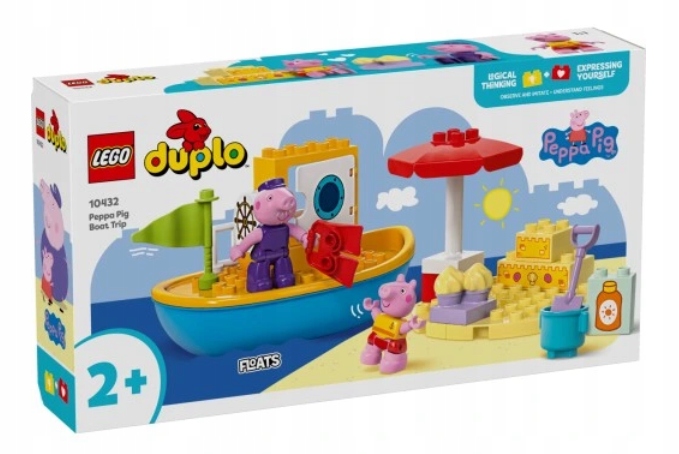 Lego 10432 Duplo prasátko Pepa – Peppa A Plavba Lodí