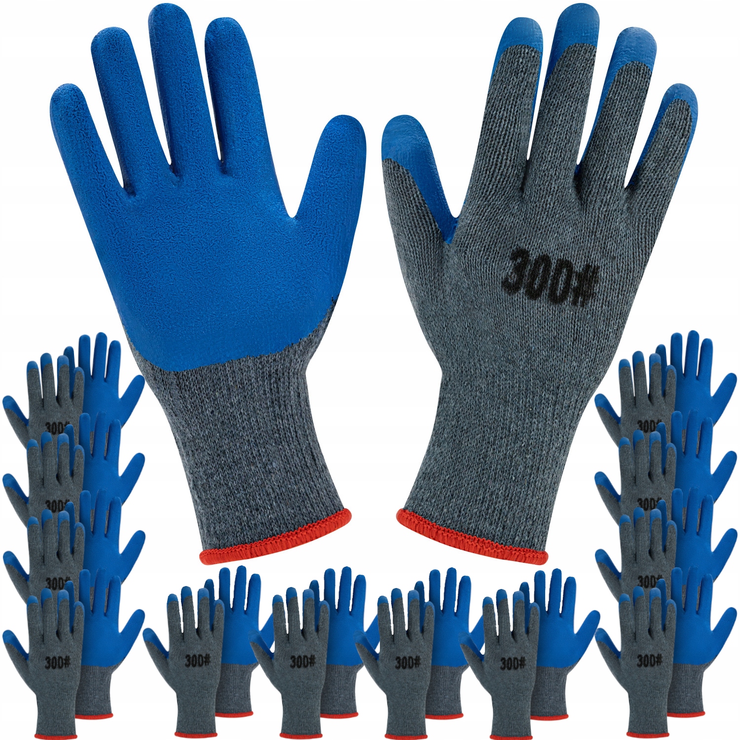 

Rękawice Robocze Rękawiczki Mocne Guma 12 Par