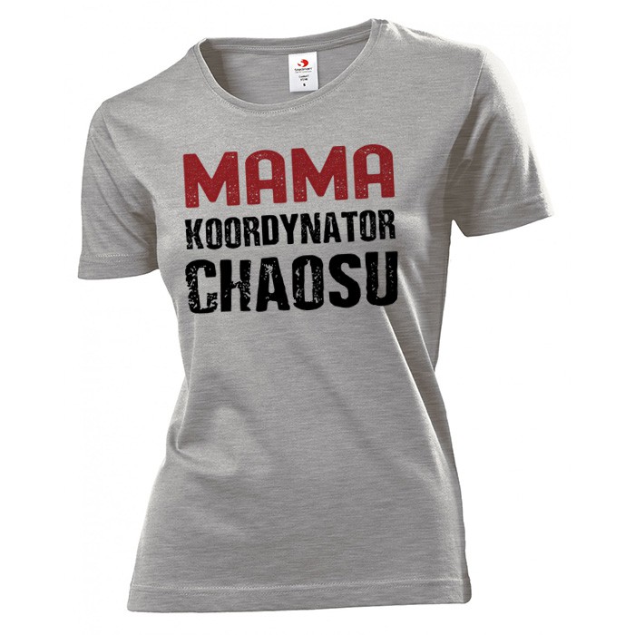 

Koszulka damska Mama koordynator chaosu XL