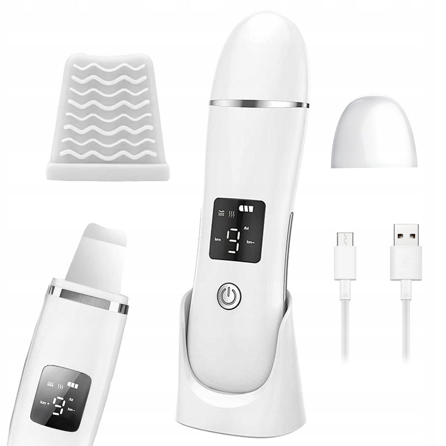 Ultrazvukový Kavitační Peeling Na Obličej 3V1 Usb