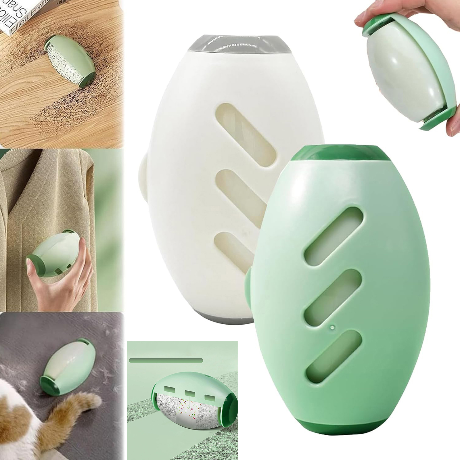 Pet Hair Remover Lint roller 2PCS Washable Sticky Gel Lint Roller Ball