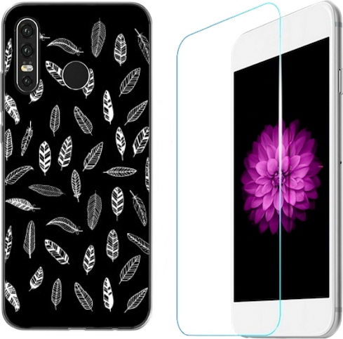 

100wzorów Etui Matt+ Szkło do Huawei P30 Lite Case