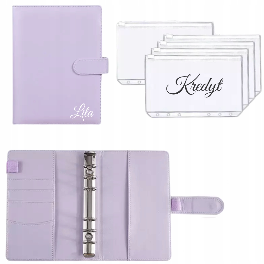 Planer budżetowy + koperty personalizowane napisy