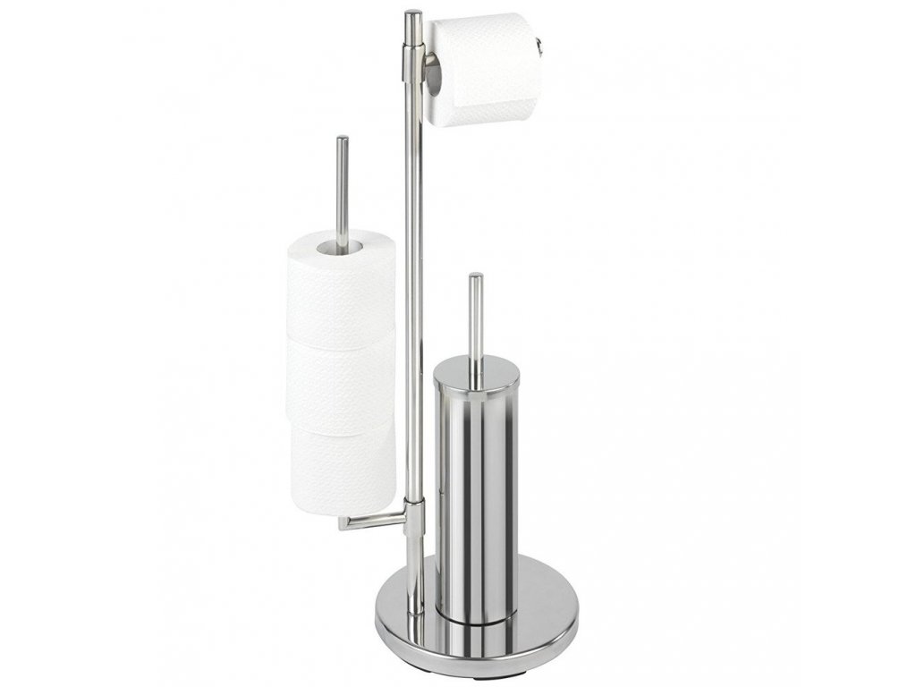 Stojan na toaletní papír a štětku Wc, Universalo Neo 3 v 1, Wenko