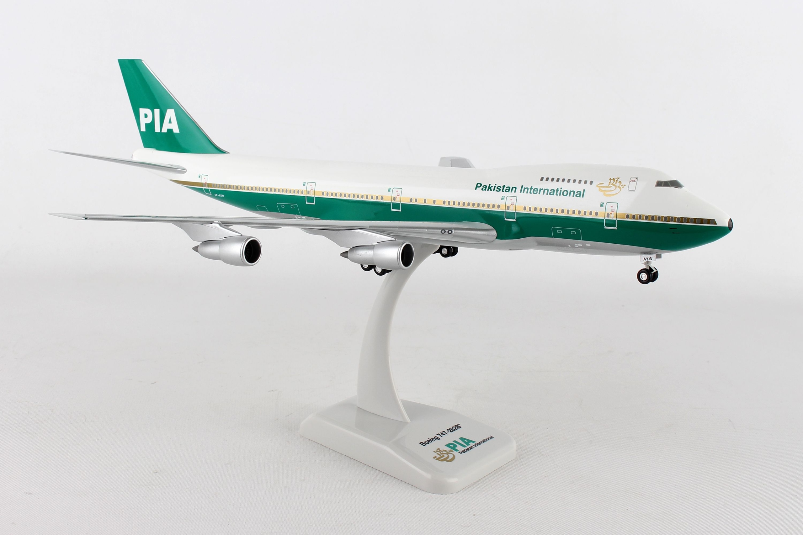 Model letadla Boeing 747-200 Pia Pákistán Hogan