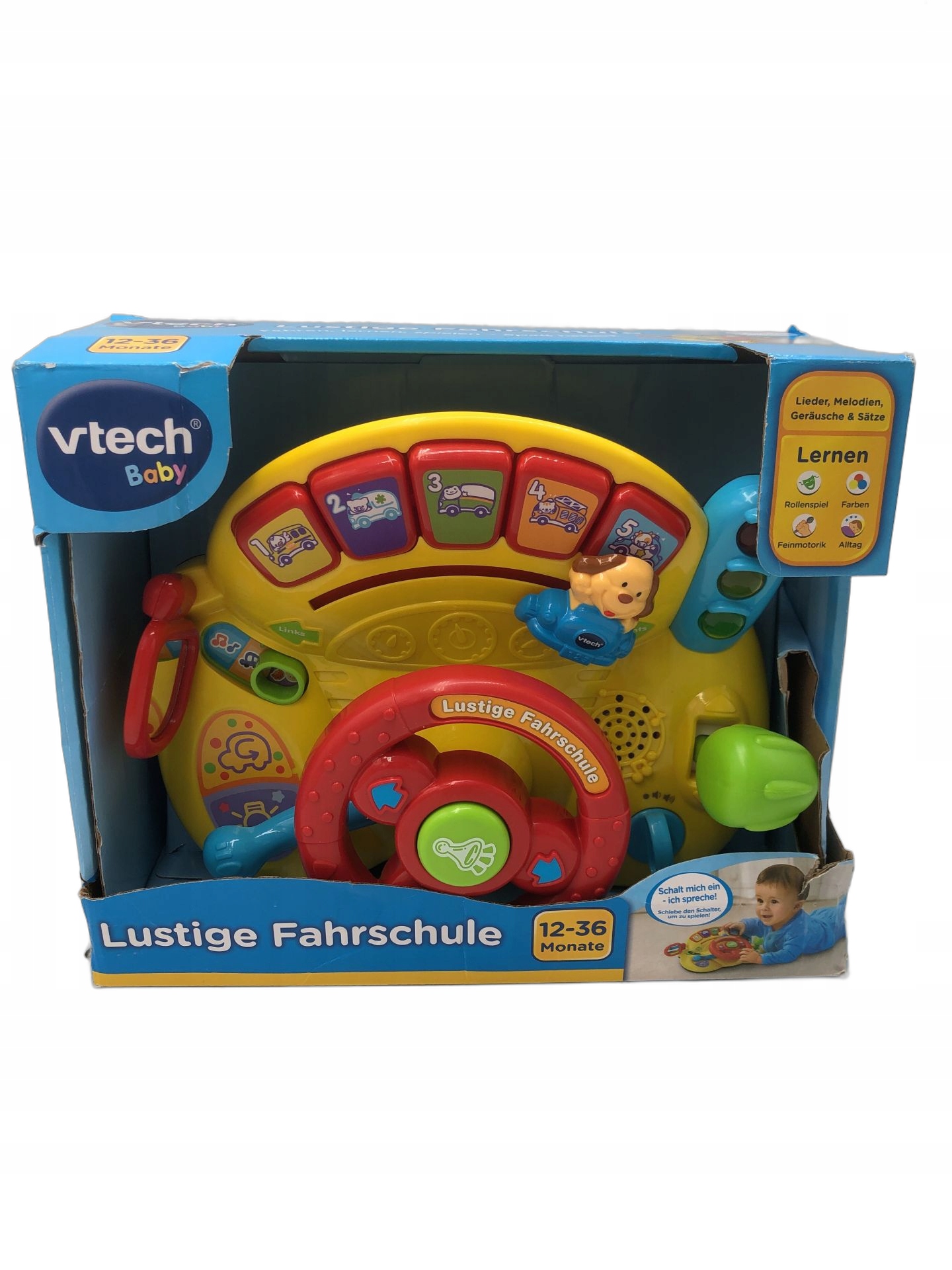 VTECH ZABAWKA INTERAKTYWNA KIEROWNICA DZIECKO STYMULATOR