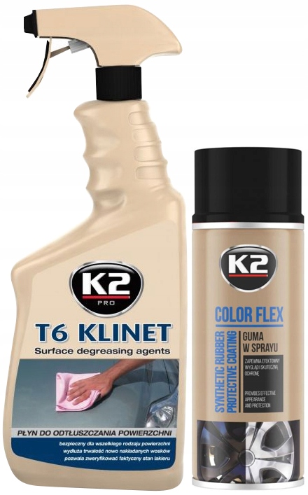 

K2 Color Flex Guma W Sprayu Czarna Klinet 770ML