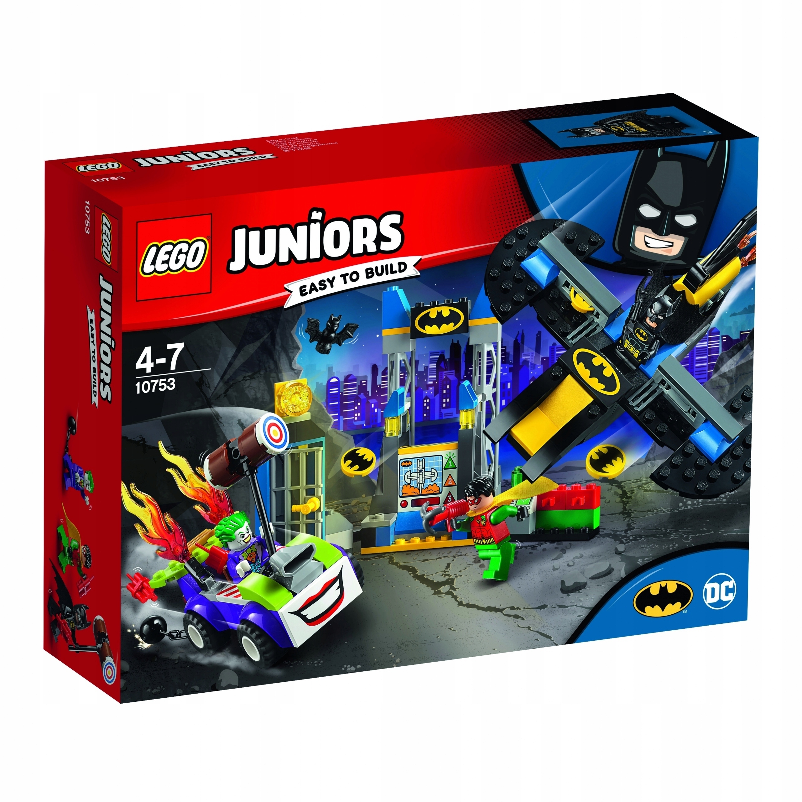 Lego Juniors 10753 – Jokerův útok na Batmanovu jeskyni