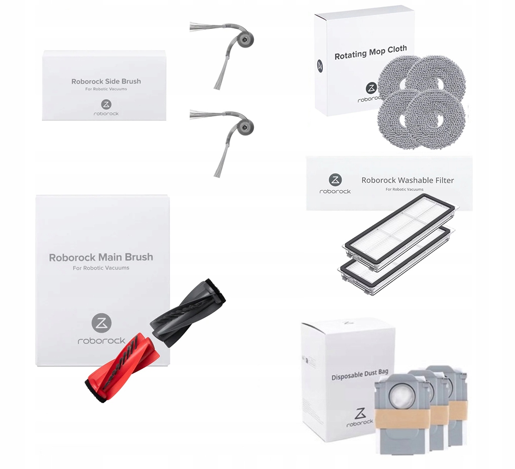 Originálne príslušenstvo kefového vrecka pre Roborock Qrevo Curv Edge 5AE