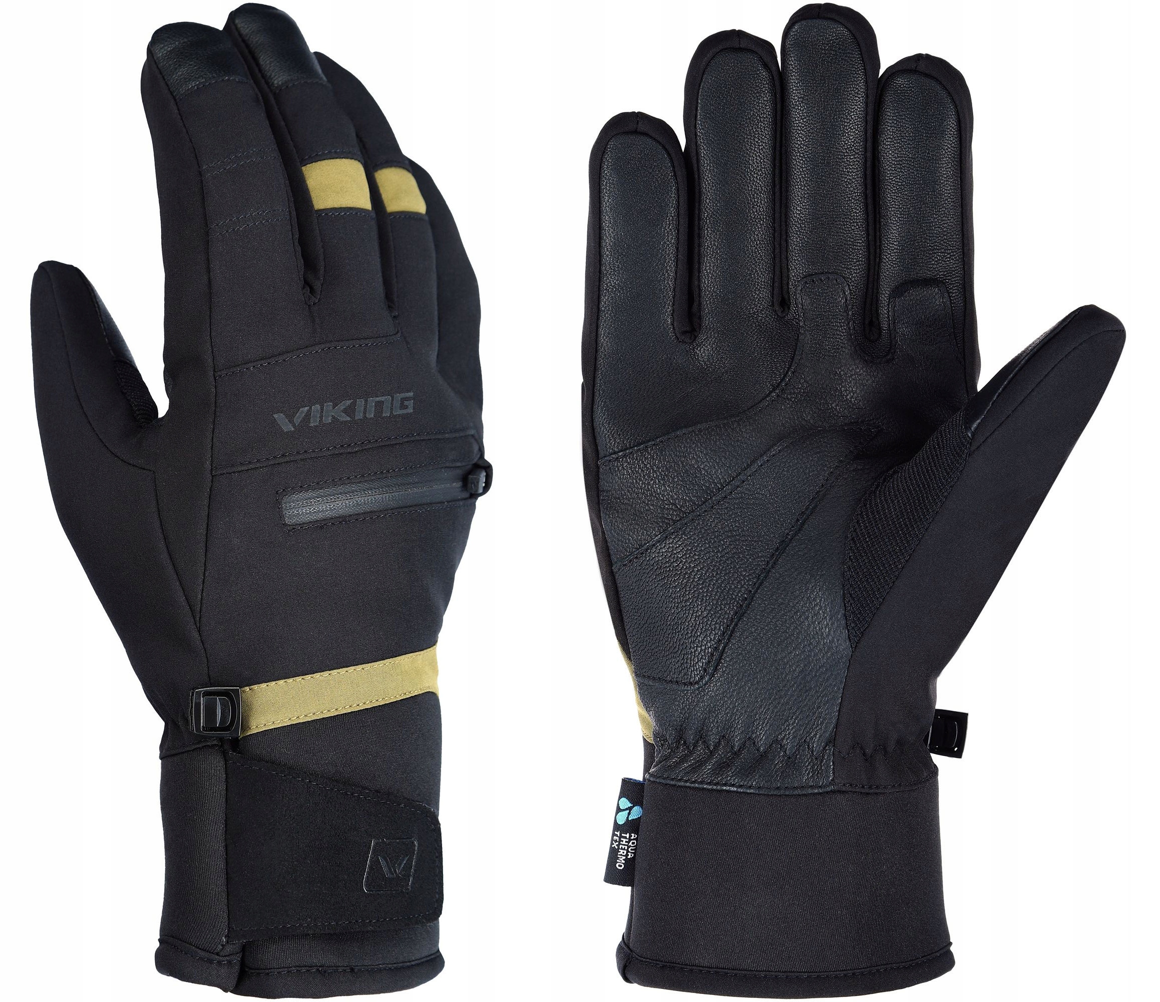 Rękawice narciarskie Viking Kuruk 2.0 black-gold 7