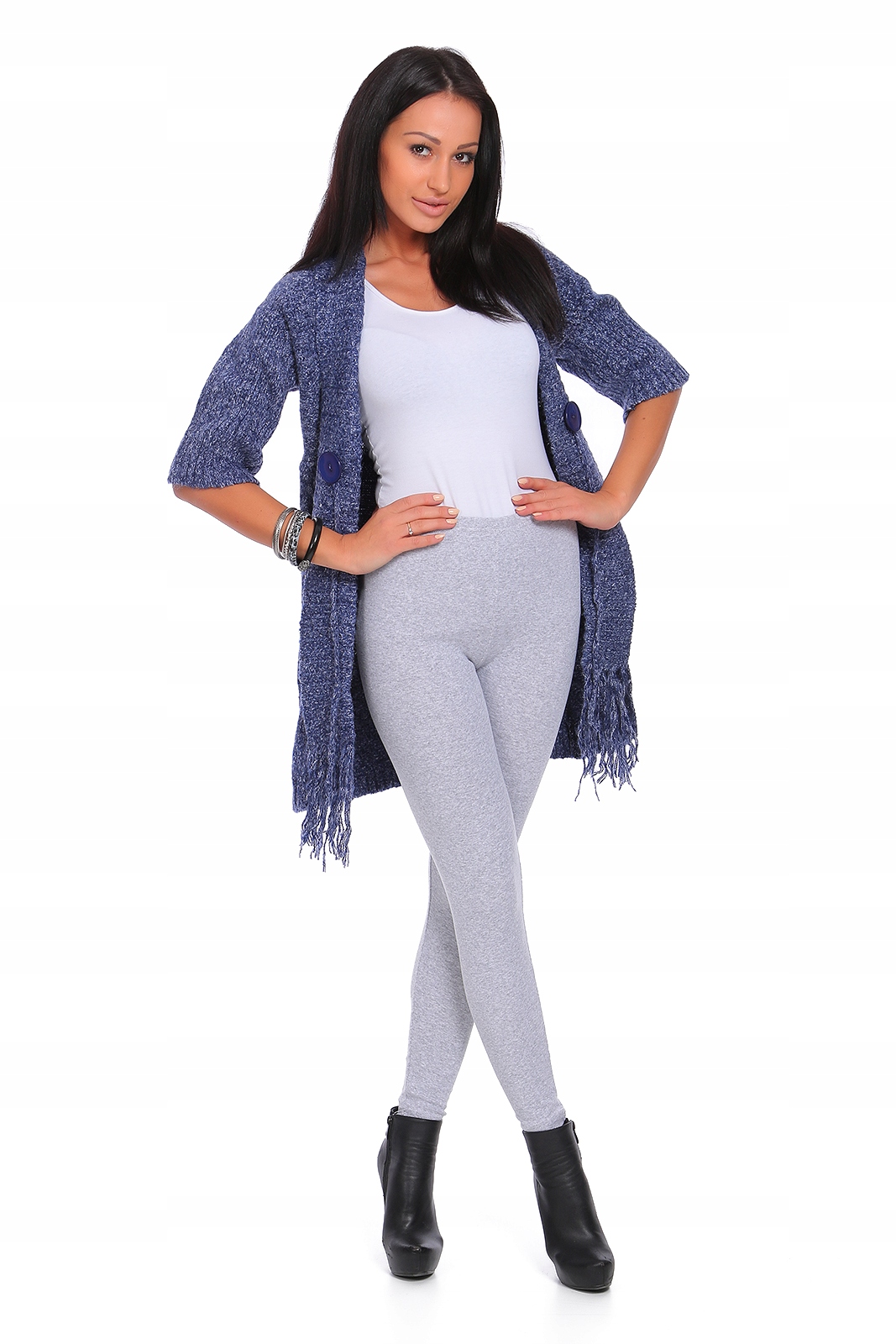

Legginsy Ocieplane Ciepłe Zimowe Getry P28 XL