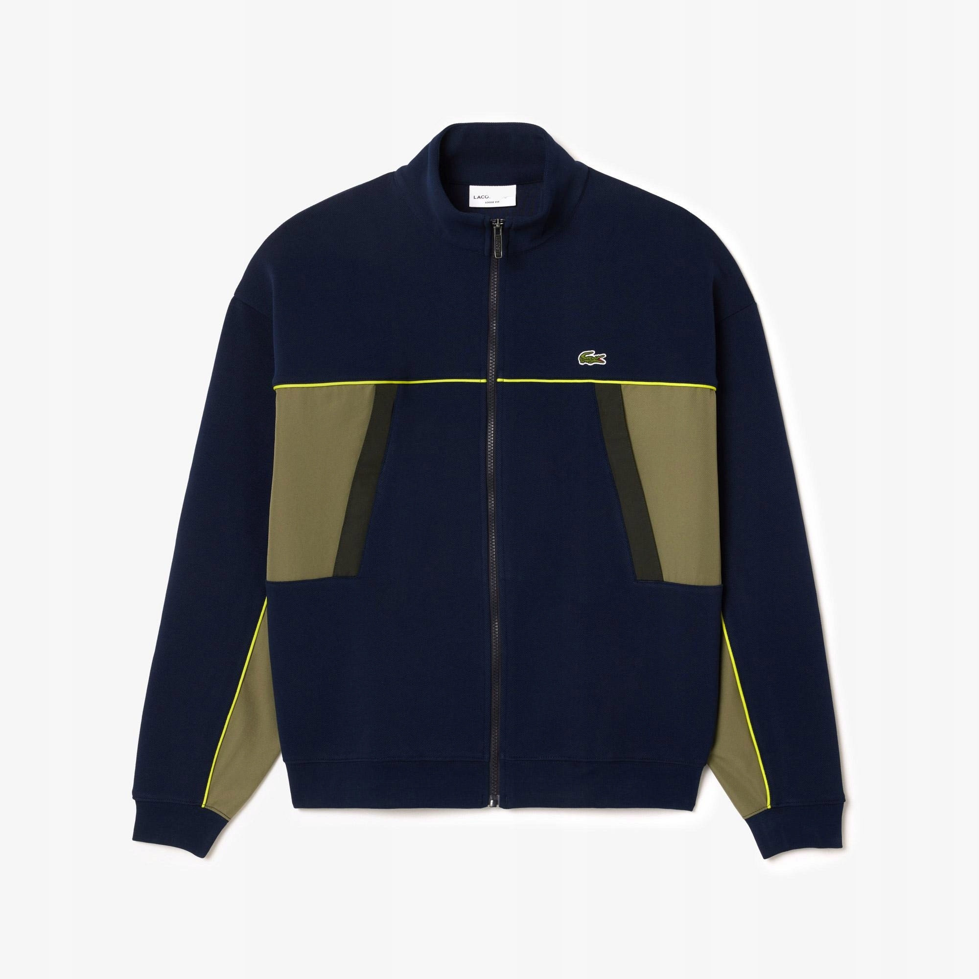 Lacoste Volná Mikina Na Zip