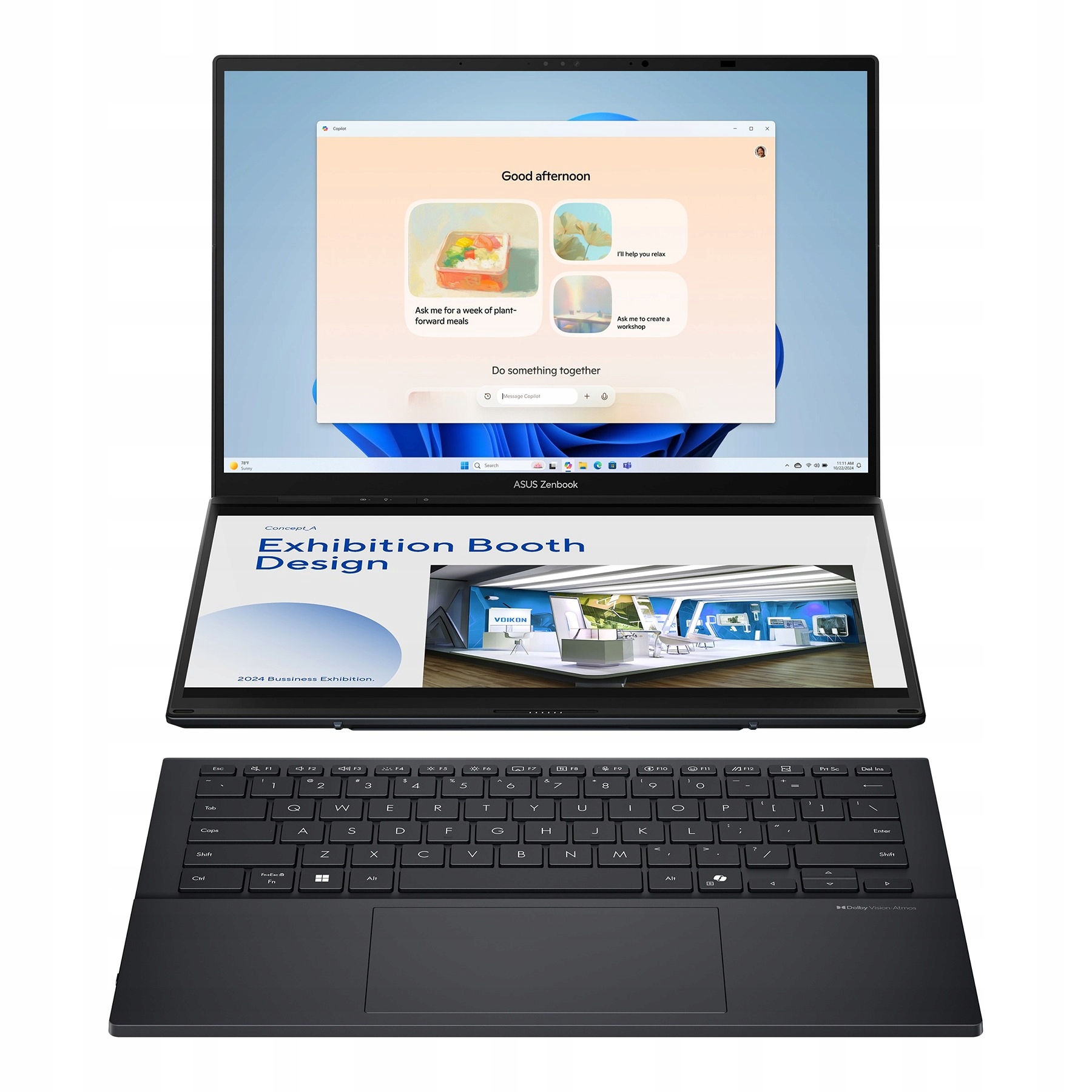 Laptop Asus Zenbook Duo 14" Intel Core Ultra 7, 32 Gb DDR5, 1000 Gb