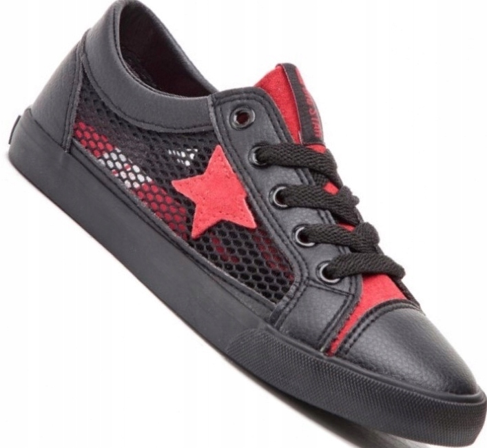 

Trampki Damskie Big Star Czarne Eko DD274690 R38