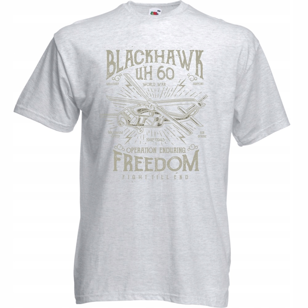 

Koszulka śmigłowiec freedom wojna M ash szara
