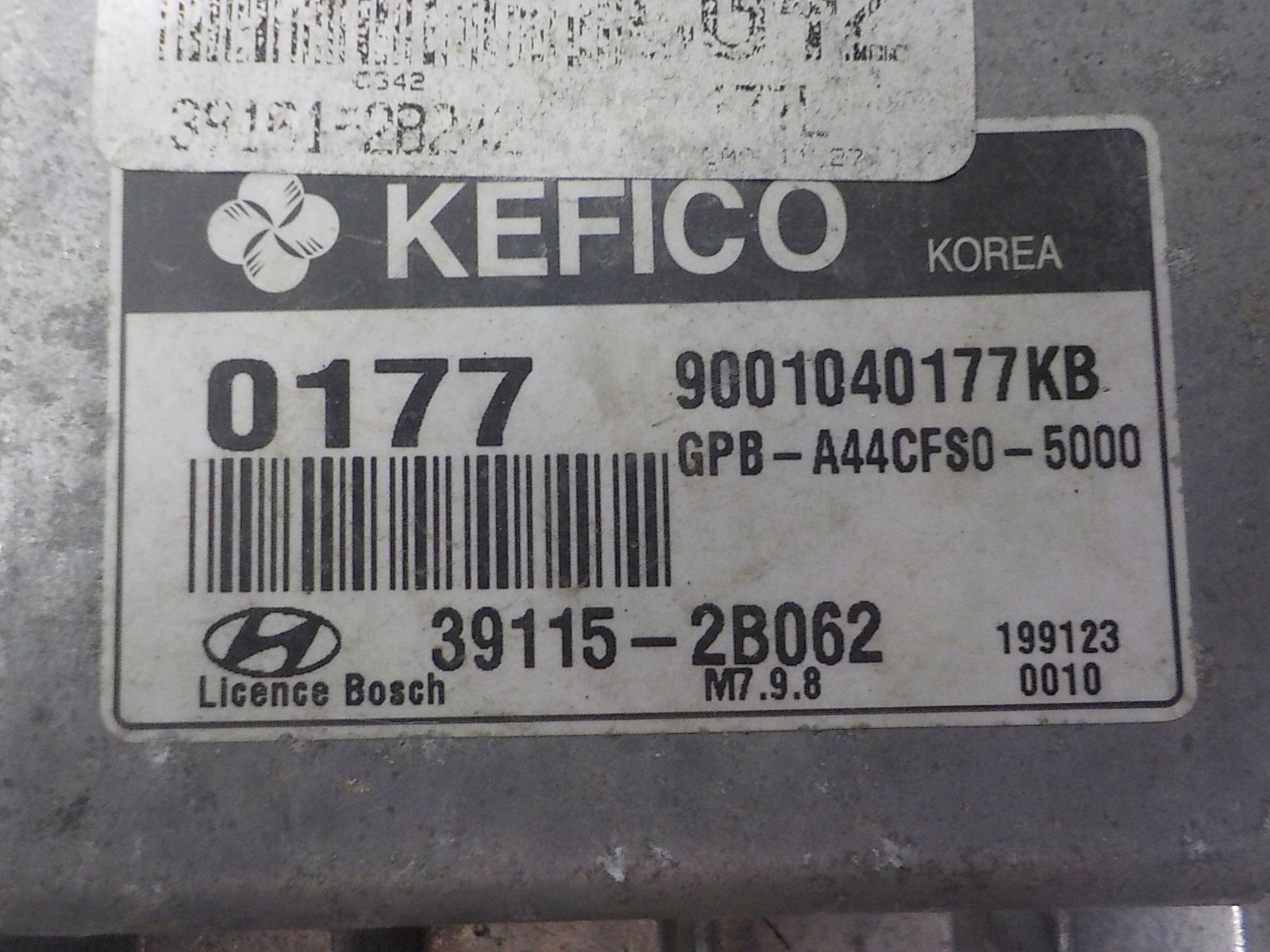 HYUNDAI computer control unit 39115-2B062 9001040177KB