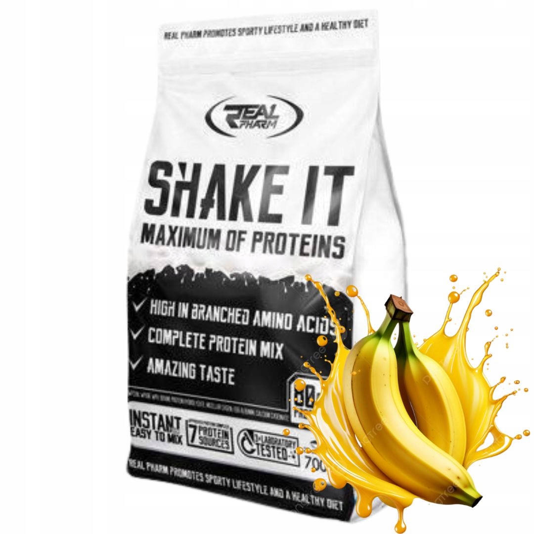 Real Pharm Shake It 700 g Wpc Wpi koncentrát proteinový izolát proteinový izolát mix