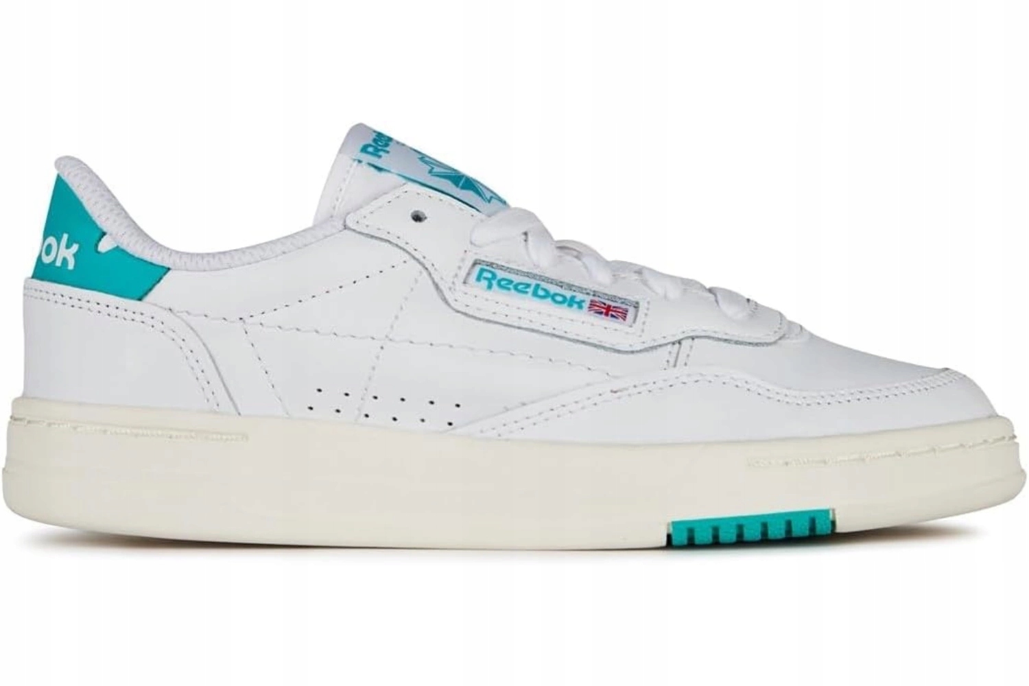 Bílé unisex sportovní tenisky Reebok Court Peak kožené vel. 42