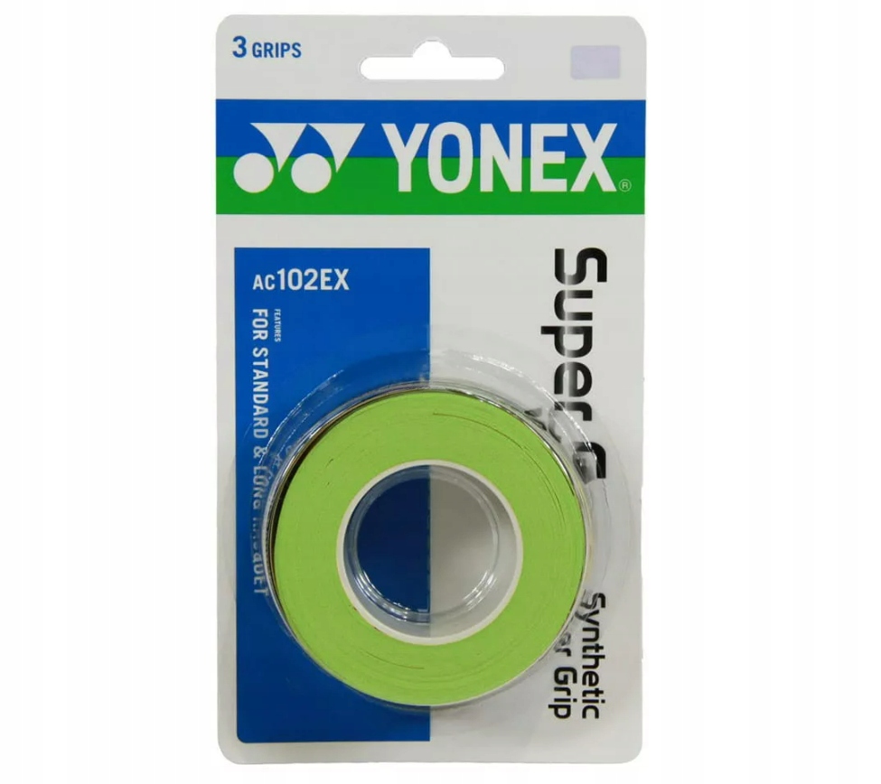 Owijka Yonex badminton tenis squash AC102 Ex Grap Citrus Green 3 szt.