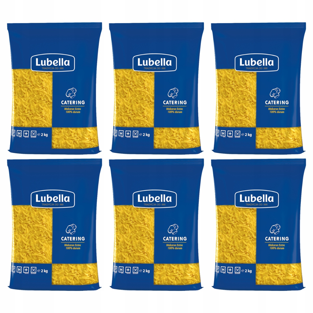 Lubella Catering Makaron wstażka cieta cat 6x2kg