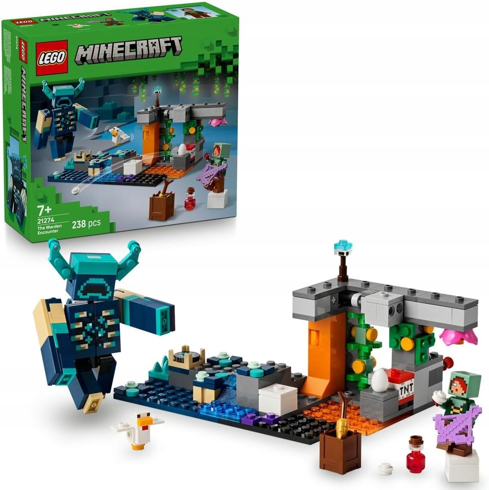 Lego Minecraft Setkání se strážcem, kreativní sada pro hráče