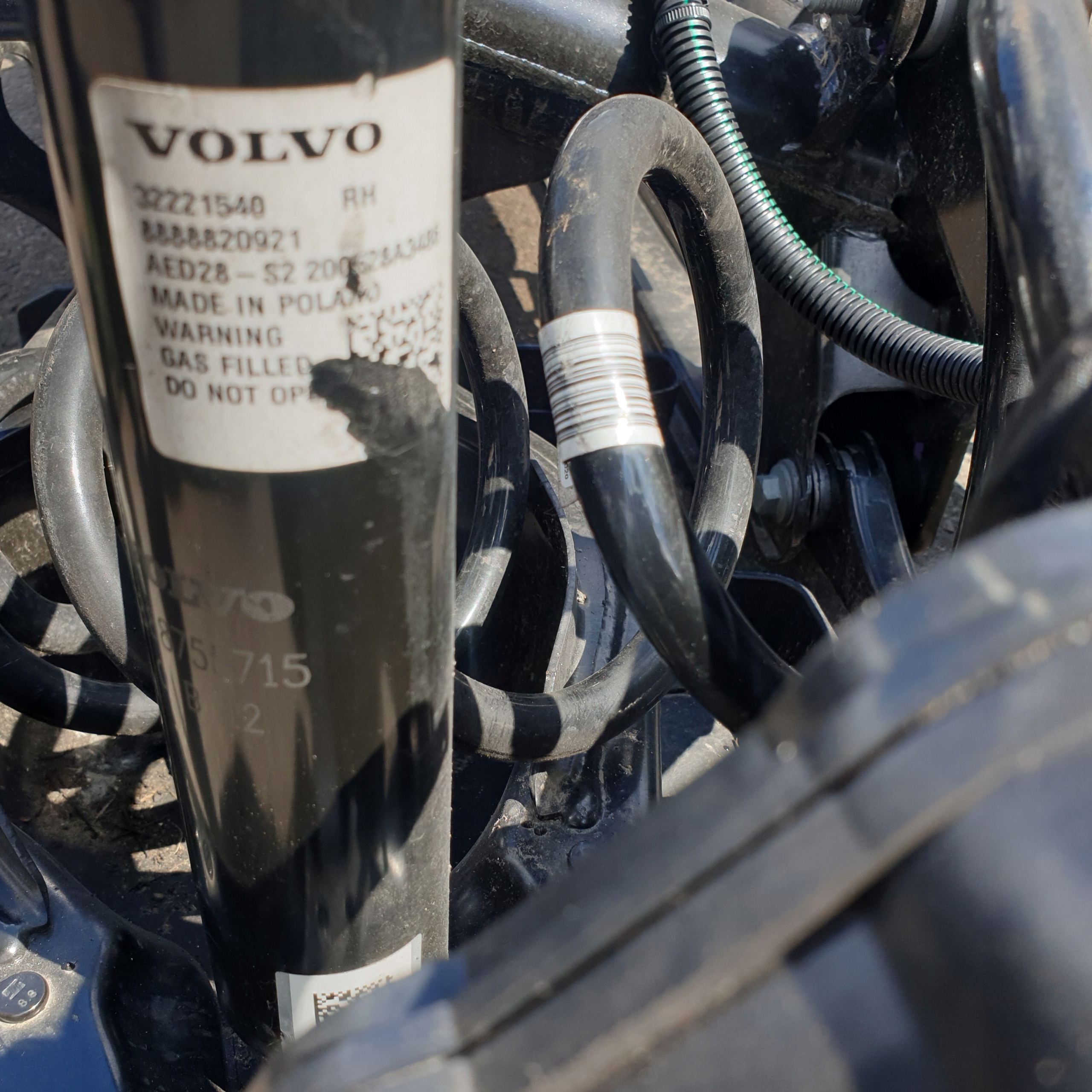 shock absorber rear VOLVO XC40 OE 9TYS. KM.