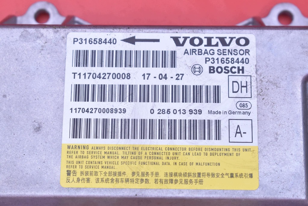 modulo SENSOR airbag airbag P31658440 VOLVO V60 1 e 10-13