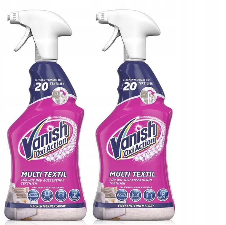 

Zestaw 2 x Vanish Oxi MultiTextil Odplamiacz 660ml
