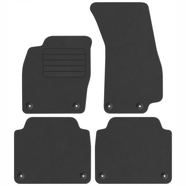Audi A8 D5 17 – velurové koberce Comfort Grafit