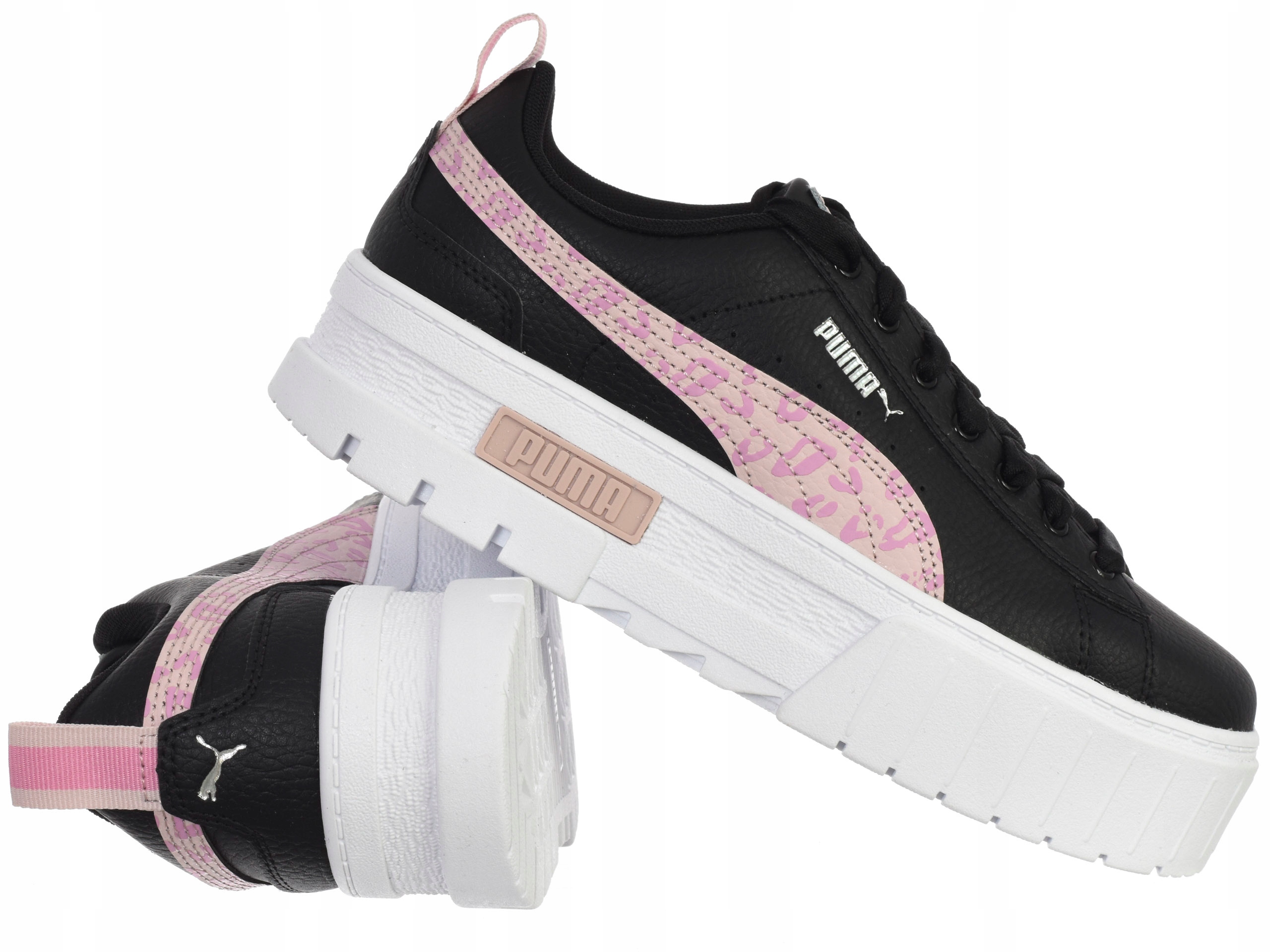 Puma Buty Damskie Mayze Wild Jr 385696-12 sneakersy Czarne