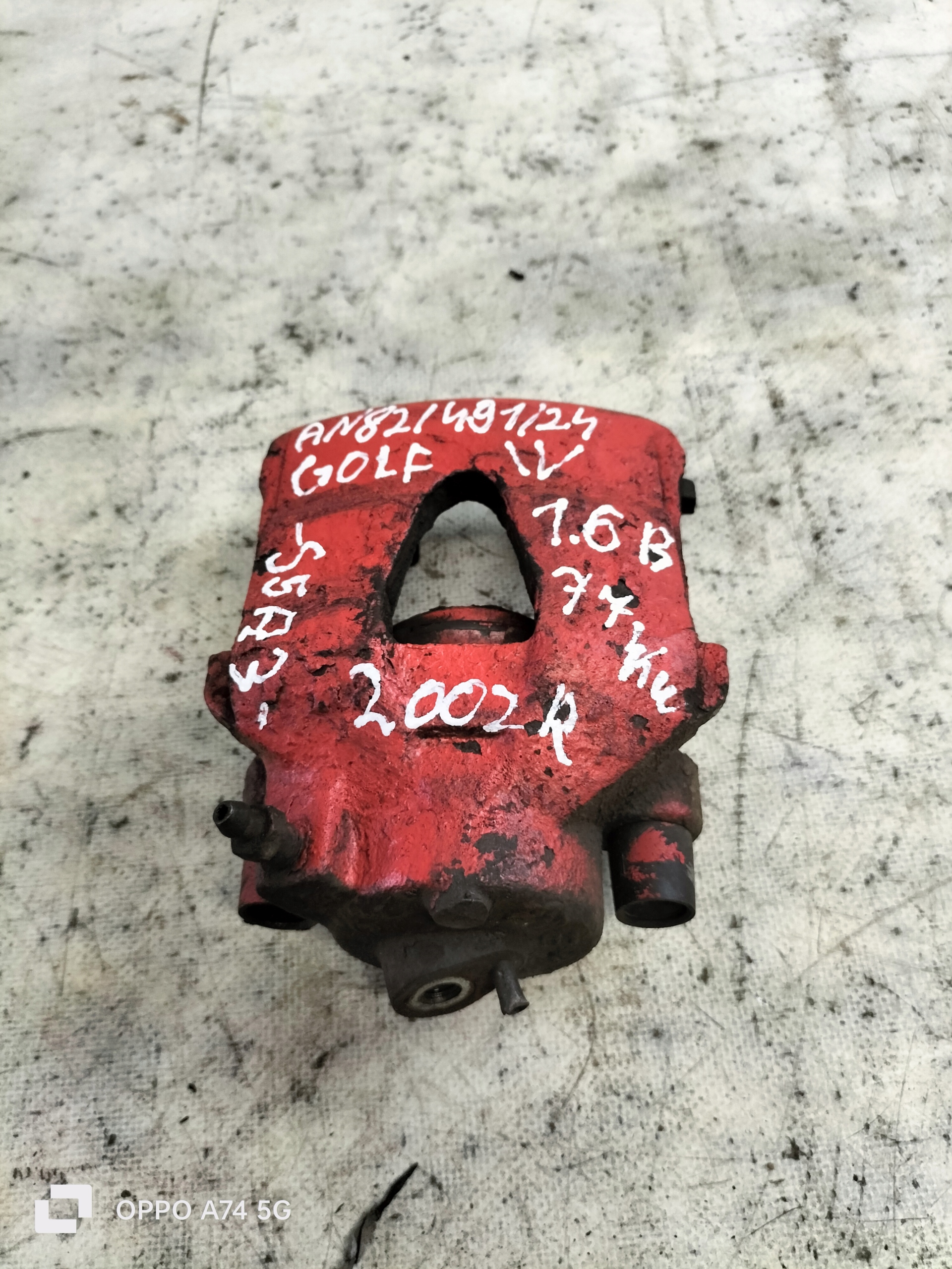 caliper brake front left VW GOLF IV 1.6 2002R