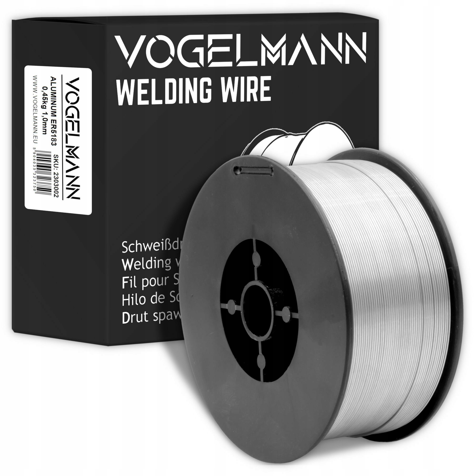 

Vogelmann Drut aluminium ER5183 0,45kg 1,0mm Mig