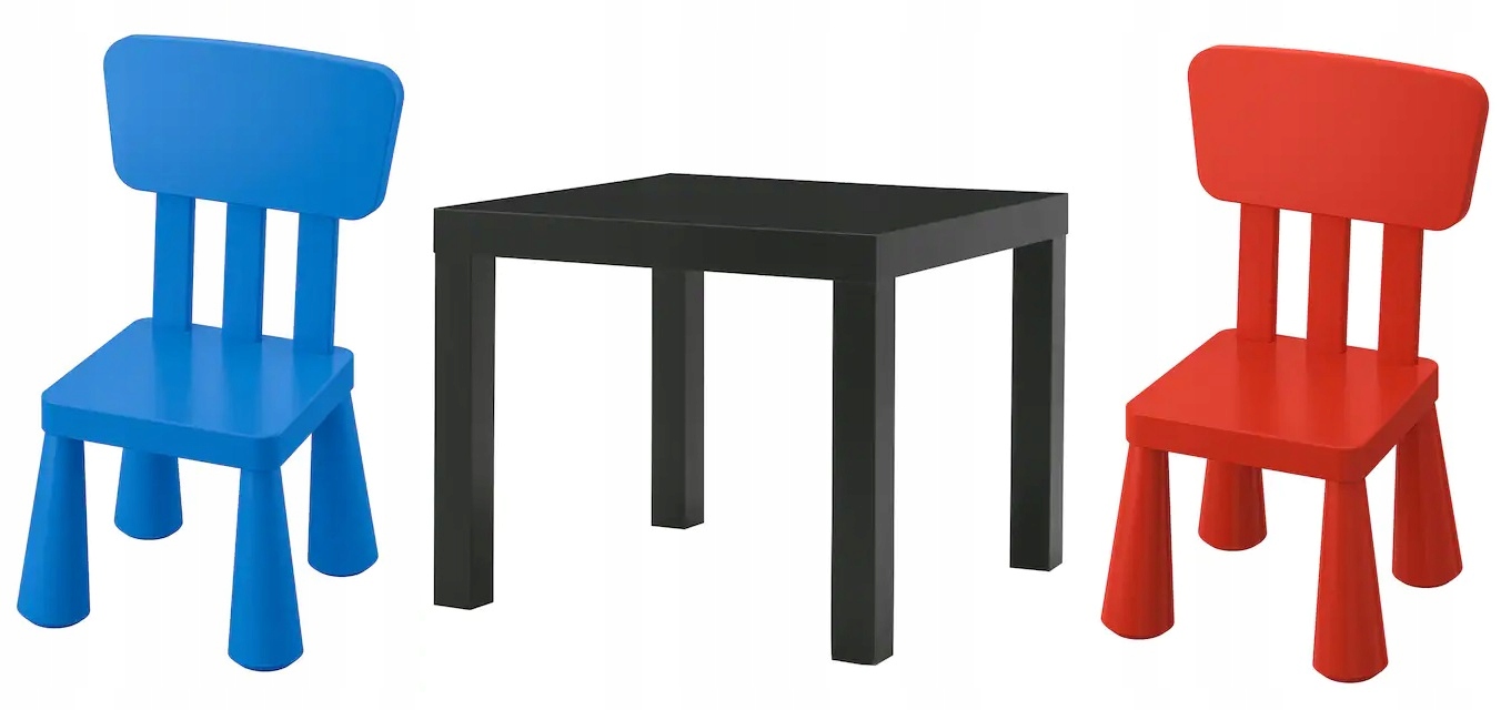 

Ikea Zestaw Stolik Lack 2 Krzesełka Mammut