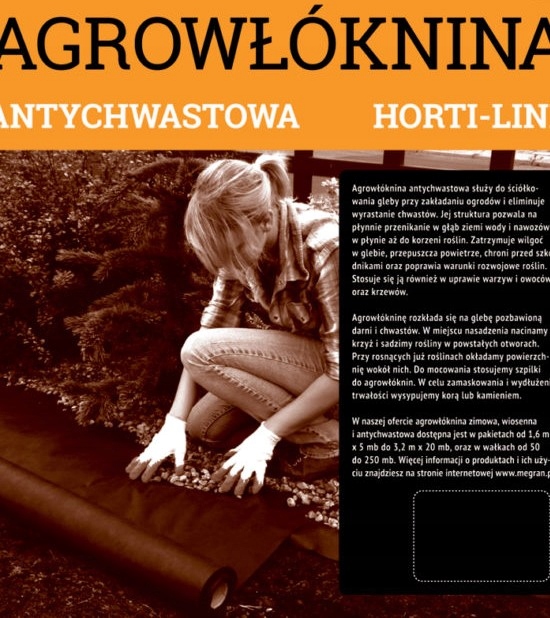 

Agrowłóknina Antychwastowa Czarna- 3,2X5