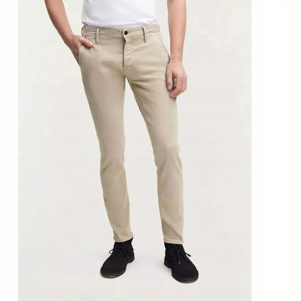 Denham Béžové Džíny S Knoflíky (31/32)