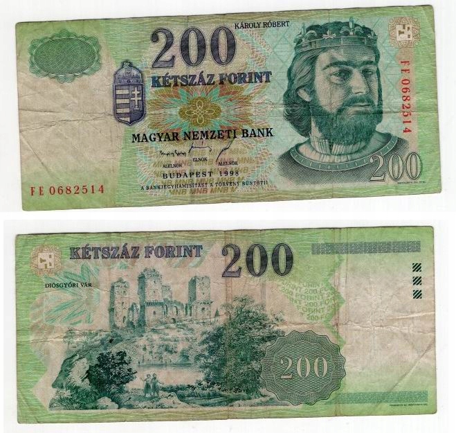 WĘGRY 1998 200 FORINT