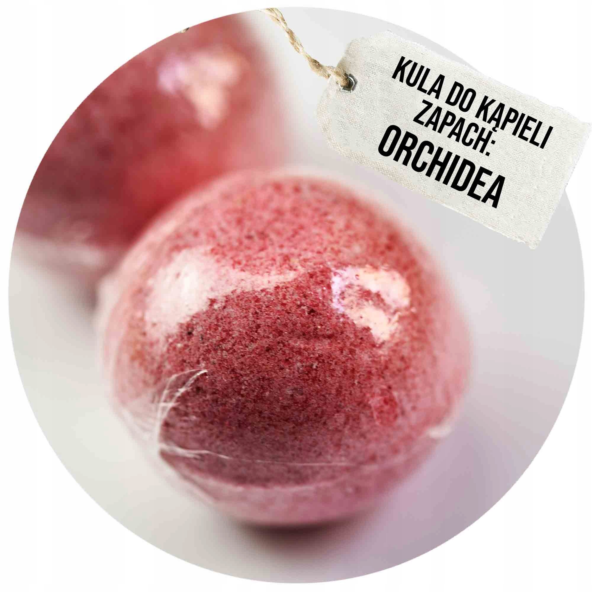 

musująca zapachowa Kula Do Kąpieli różowa Orchidea