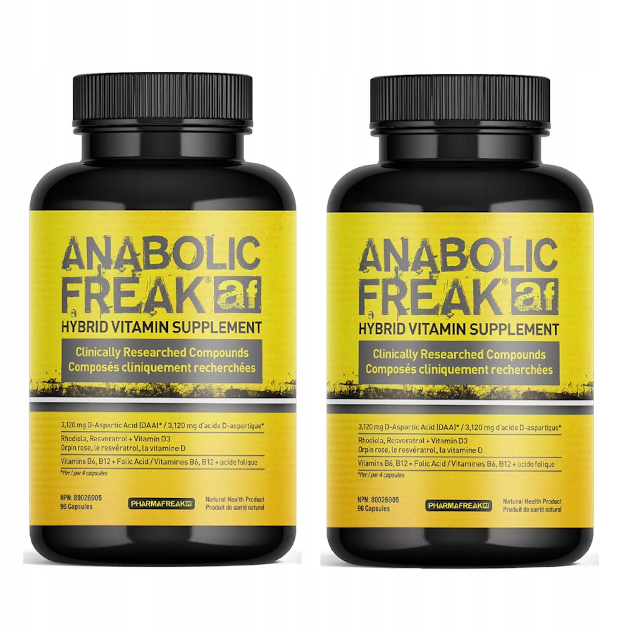 Pharma 2X Anabolic Freak 2X 96 192 kapslí. Test Daa Resveratrol Testosteron