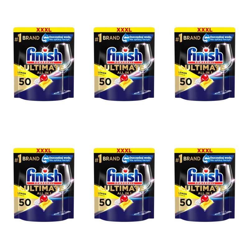 Finish Tablety do myčky Ultimate All-in-1 50 lemon X6