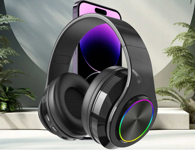 SŁUCHAWKI BEZPRZEWODOWE NAUSZNE BLUETOOTH MP3 MIKROFON RADIO Model 1213