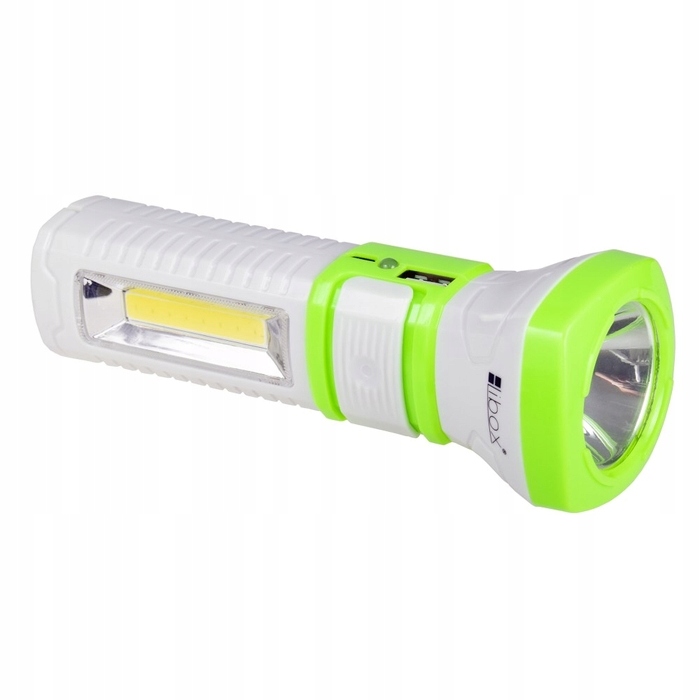Latarka Akumulatorowa Libox Lampa Led Cob Usb 3W