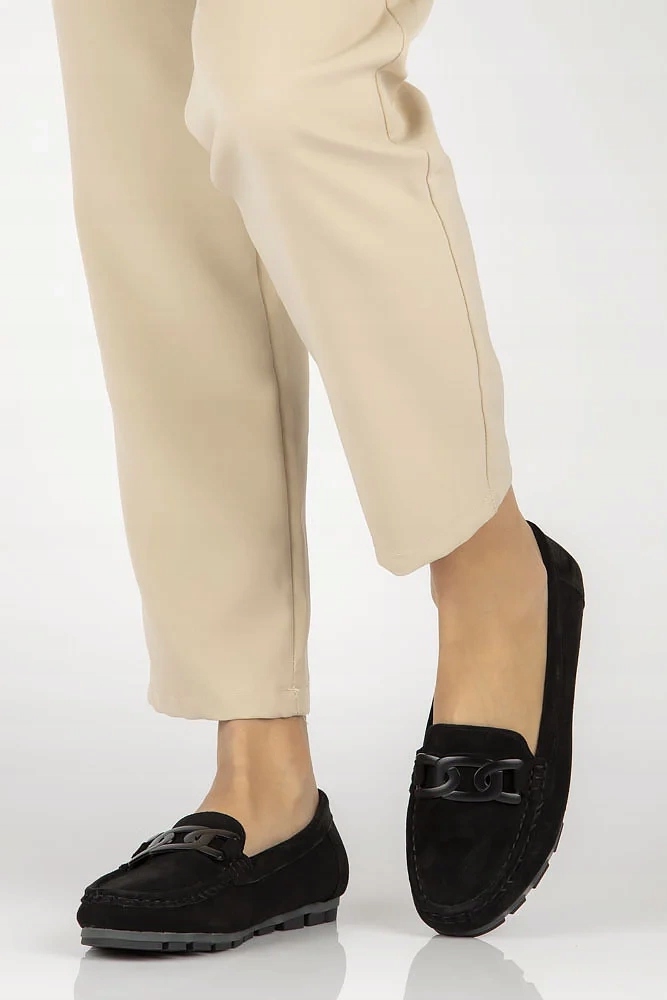 Kožené mokasíny Filippo DP3630/25 bk černé 37