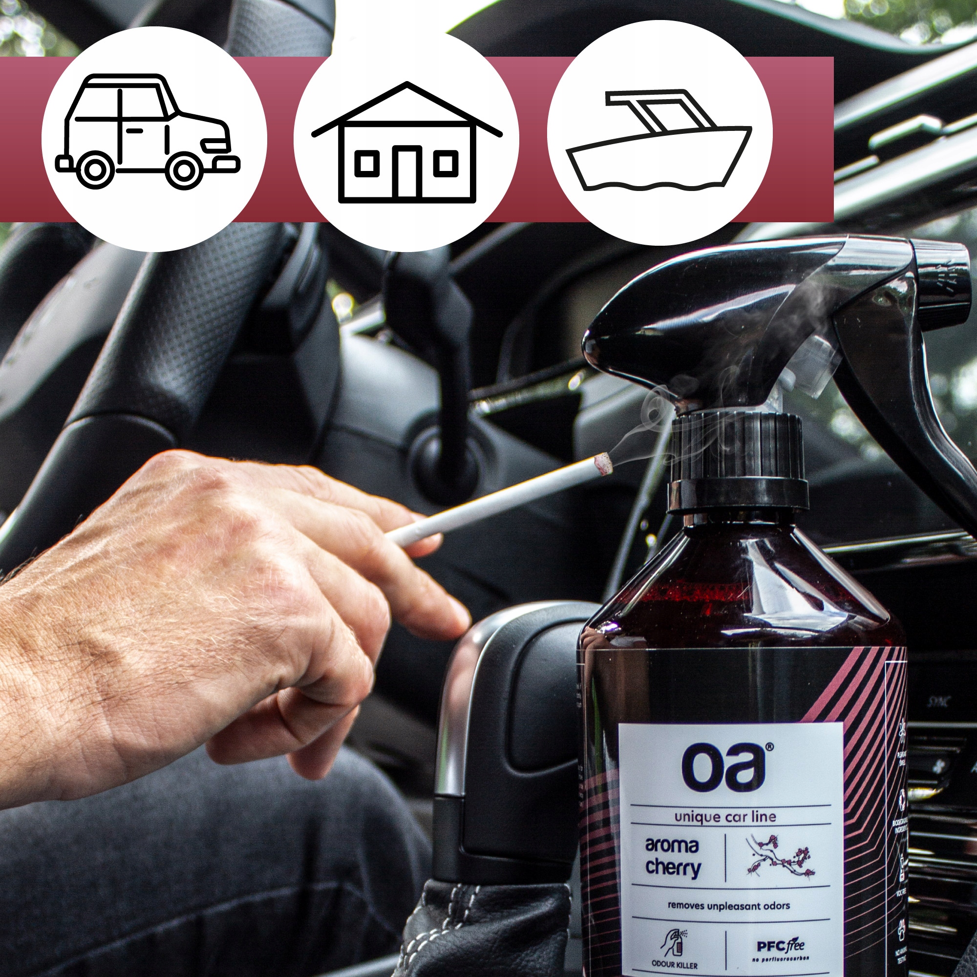 Neutralizator OA, usuwanie zapachów papierosów, stęchlizny Mocny Odświeżacz Producent OA