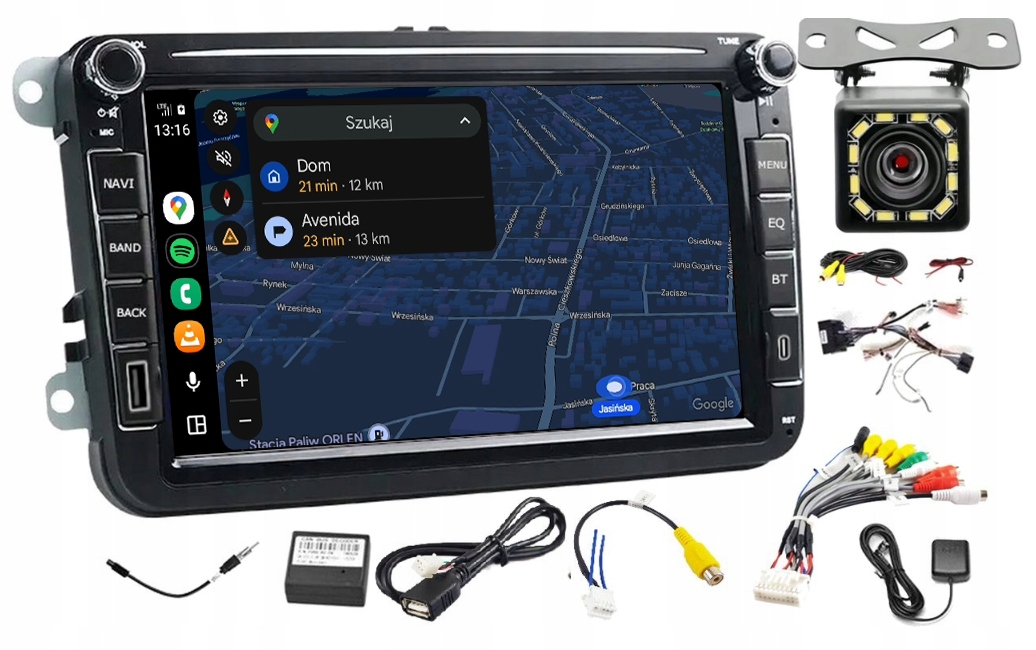 Rádio Navigácia Carplay Android Gps Vw Amarok 2012-2020 Bt 4GB 64GB