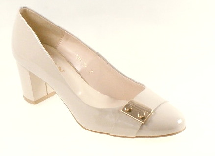 Béžové Lodičky Sagan 3190 Vel .39