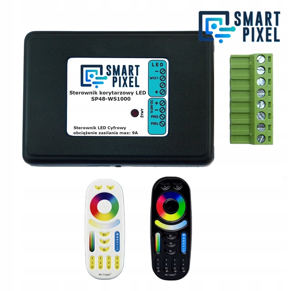 Koridorový ovládač SmartPixel SP50-WS700 pre digitálne Led pásky Cct 5-24V