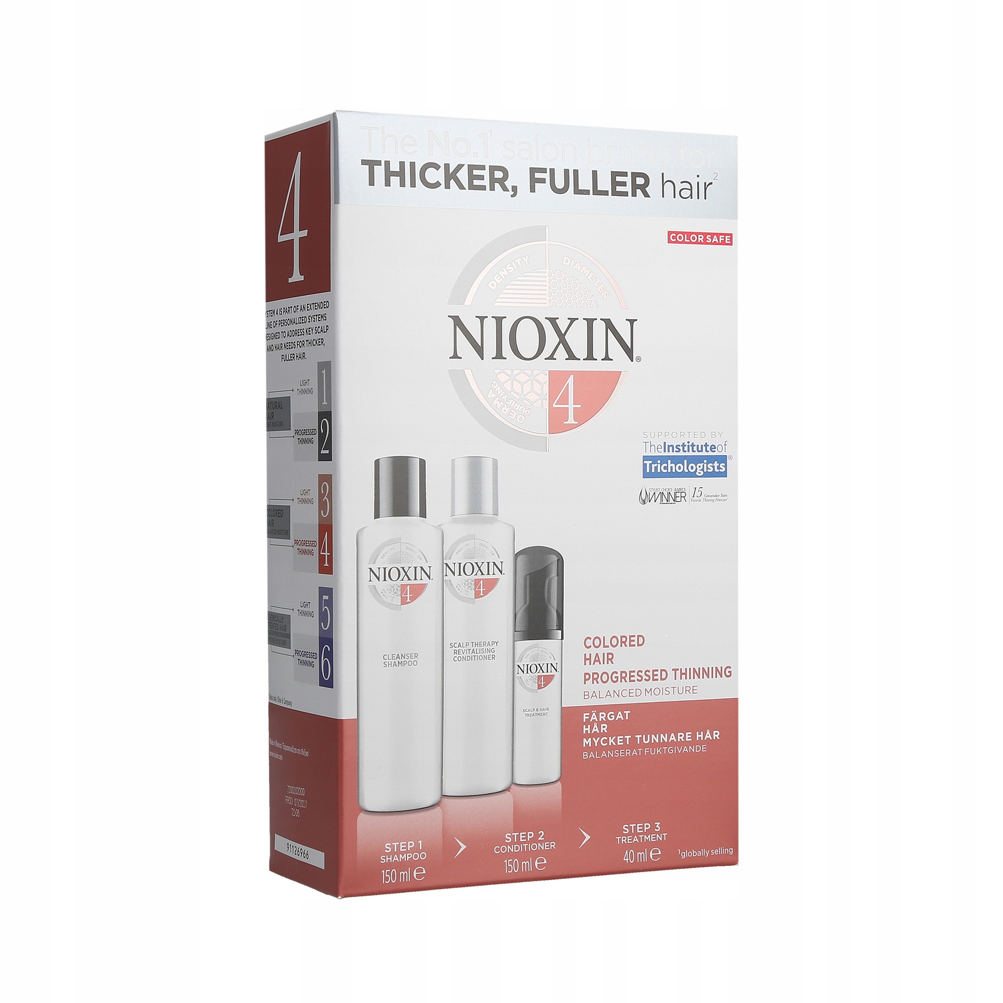 

Nioxin 3D Care 4 Zestaw Szampon+odżywka+kuracja
